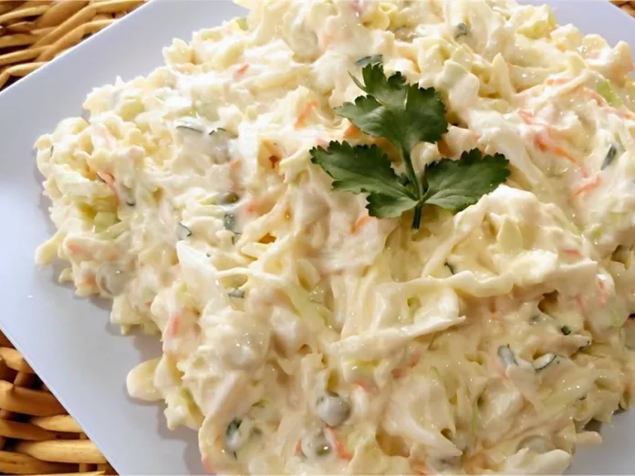 Salada de Repolho com Maionese