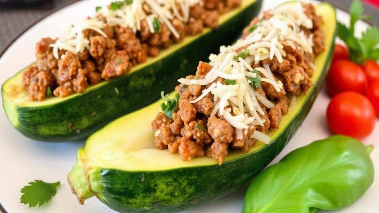 Abobrinha Recheada com Carne Moída: Receita Simples e Deliciosa Abobrinha Recheada com Carne Moída: Receita Simples e Deliciosa
