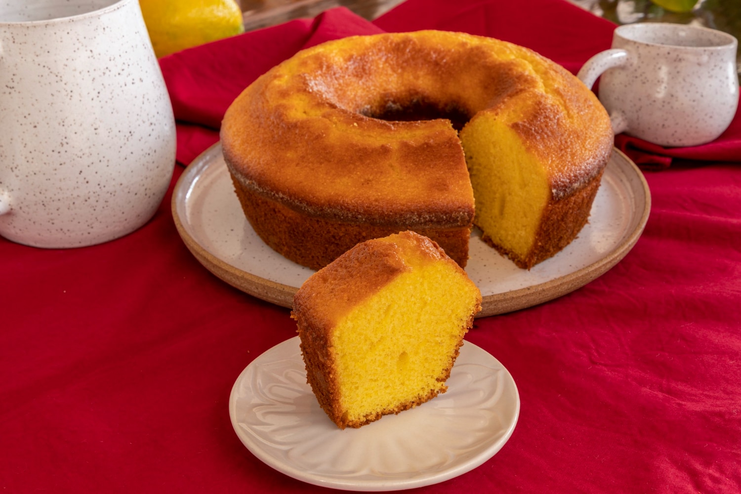A Receita Mais Fácil e Deliciosa que Você Vai Fazer! Bolo de Fubá Cinco Copos que minha vovó ama e vai te surpreender!